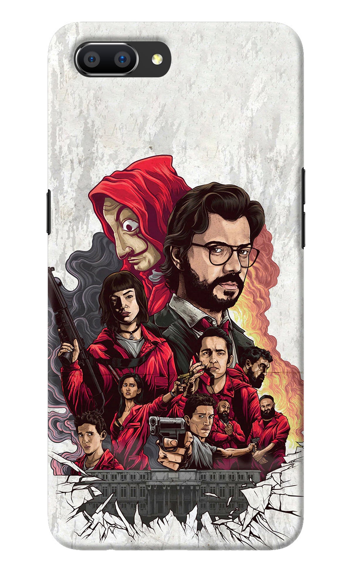 Money Heist Artwork Realme C1 Back Cover