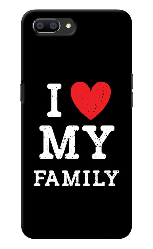 I Love My Family Realme C1 Back Cover