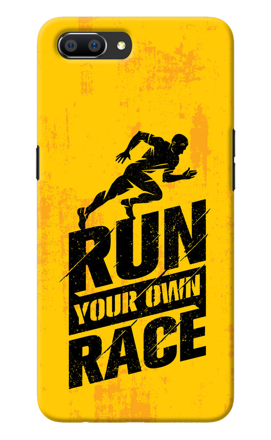 Run Your Own Race Realme C1 Back Cover