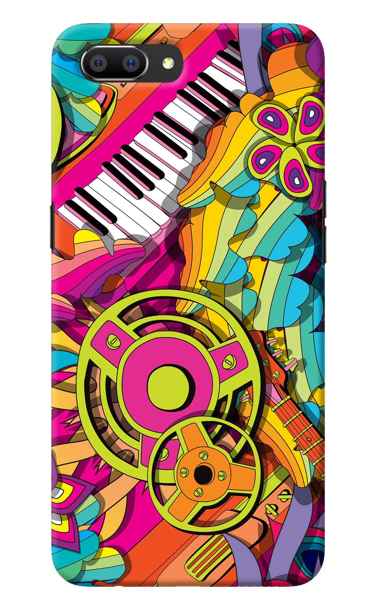 Music Doodle Realme C1 Back Cover