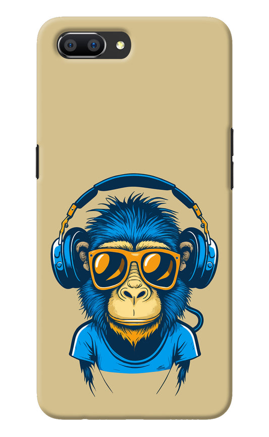 Monkey Headphone Realme C1 Back Cover