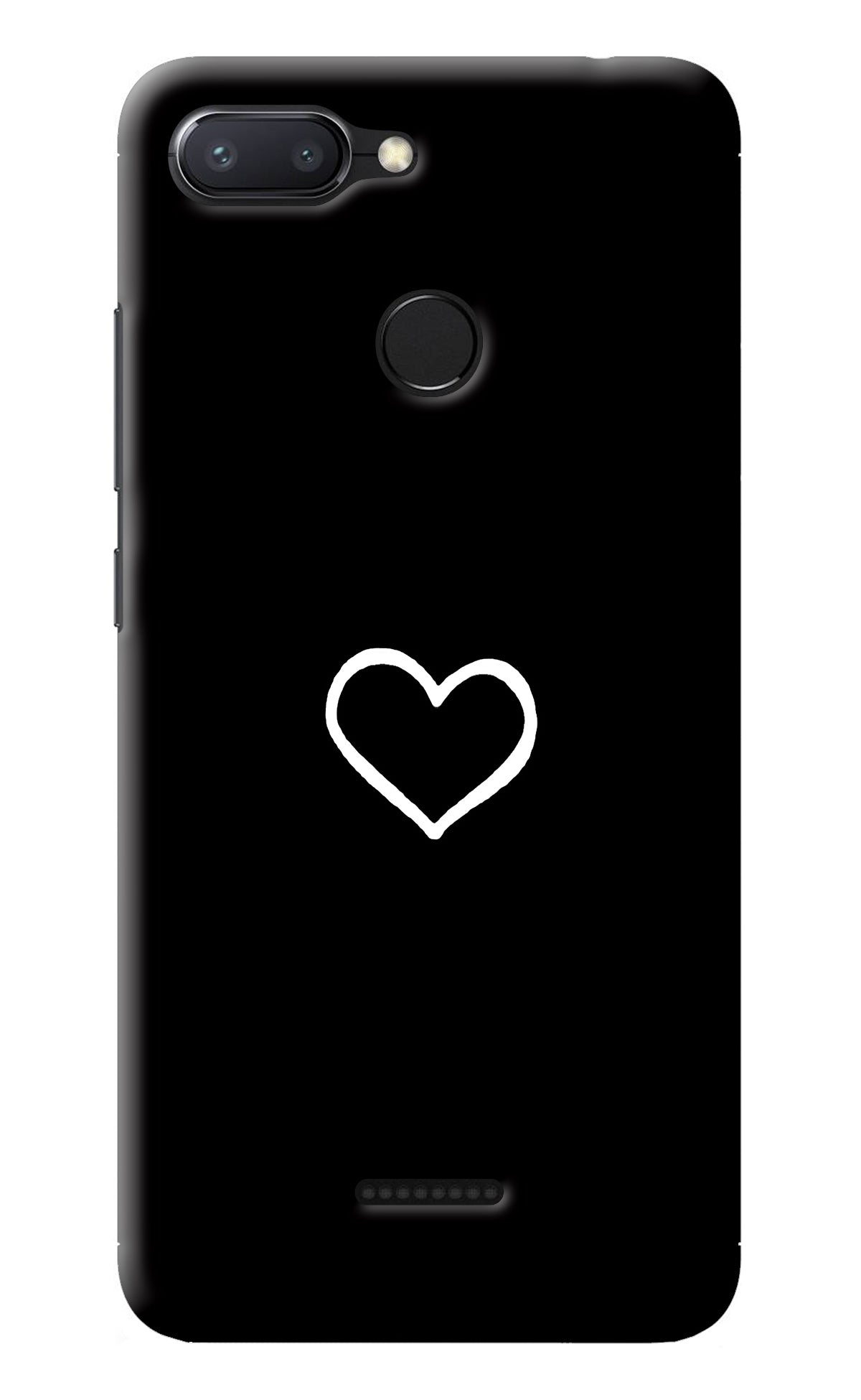 Heart Redmi 6 Back Cover