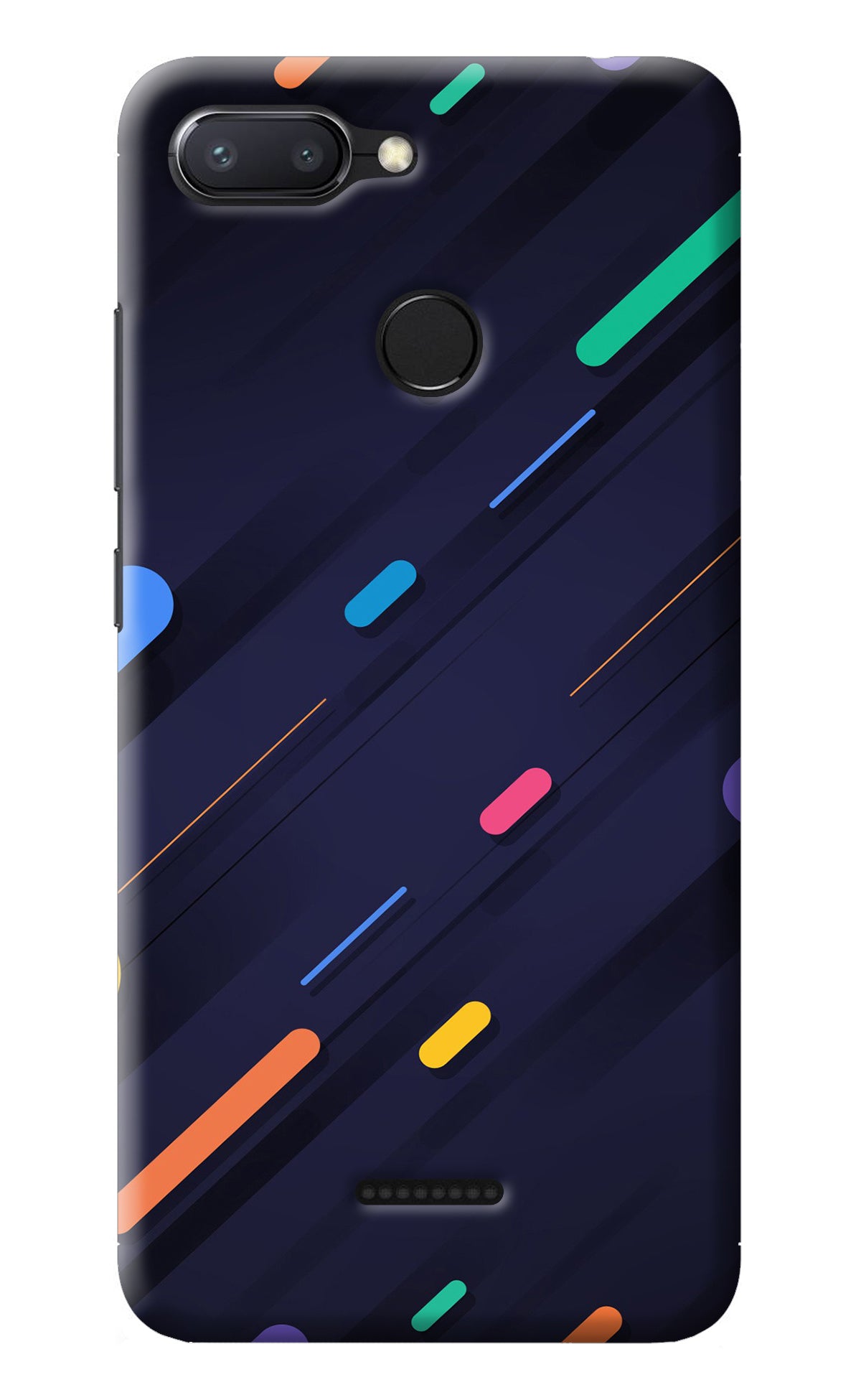 Abstract Design Redmi 6 Back Cover