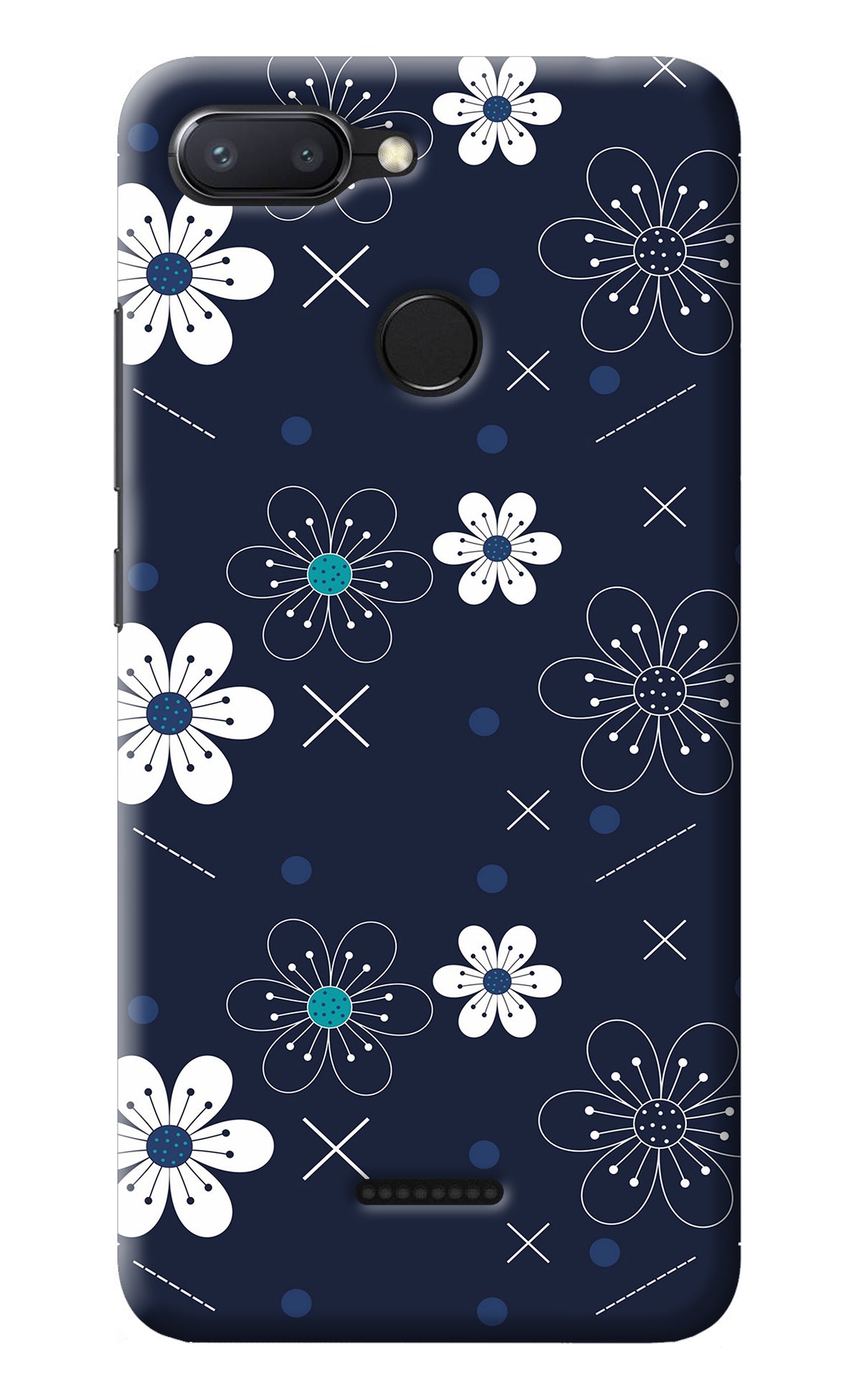 Flowers Redmi 6 Back Cover