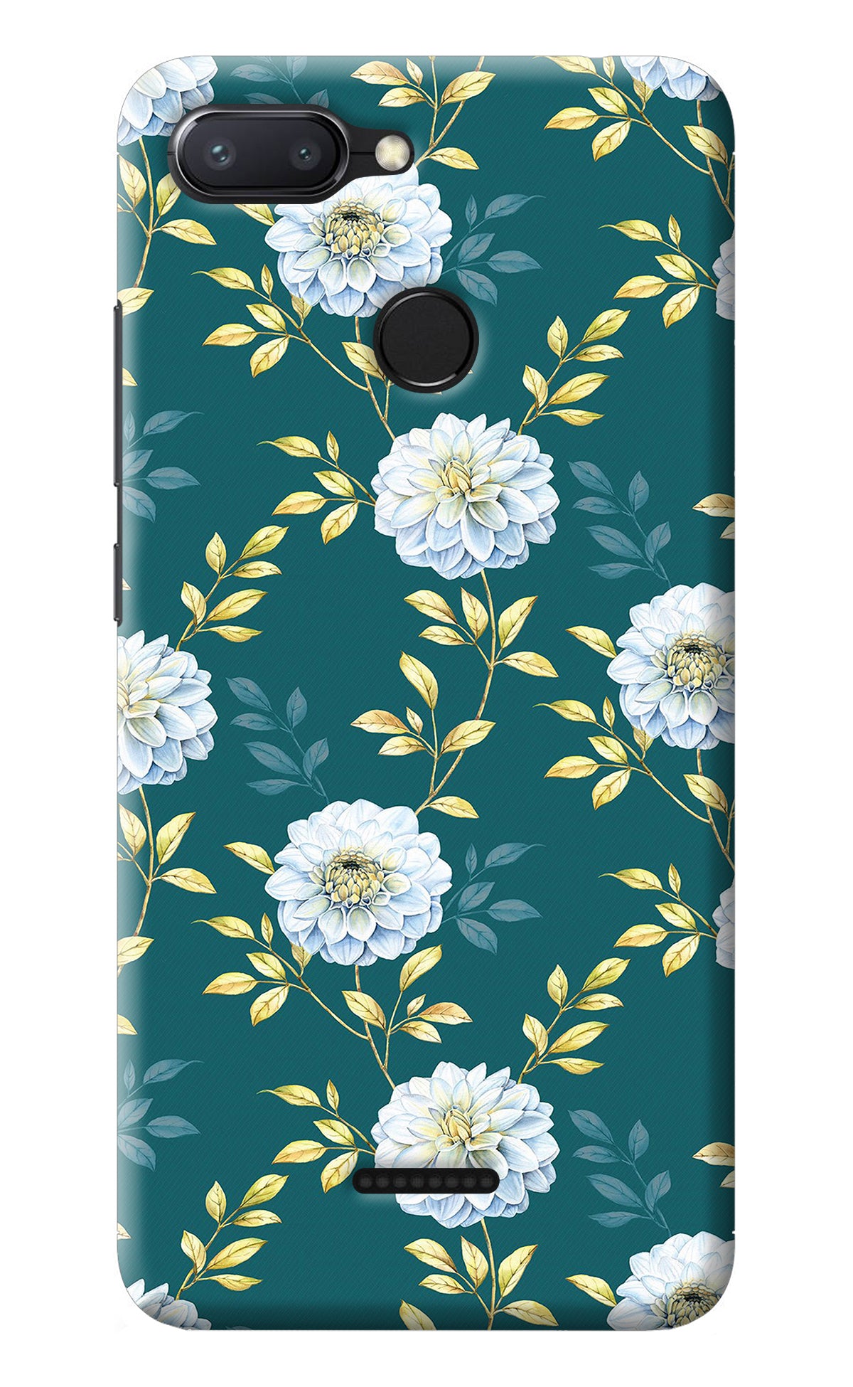 Flowers Redmi 6 Back Cover