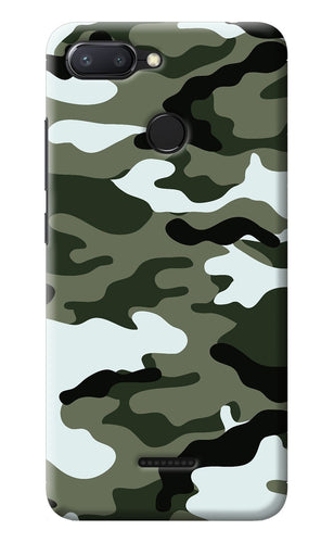 Camouflage Redmi 6 Back Cover