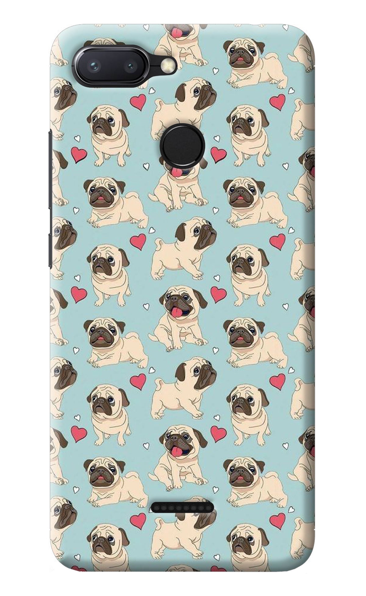 Pug Dog Redmi 6 Back Cover