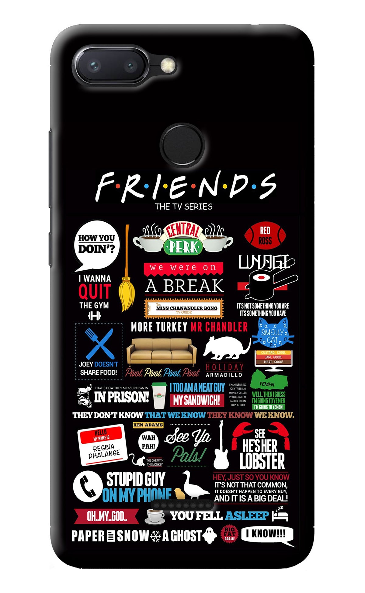 FRIENDS Redmi 6 Back Cover