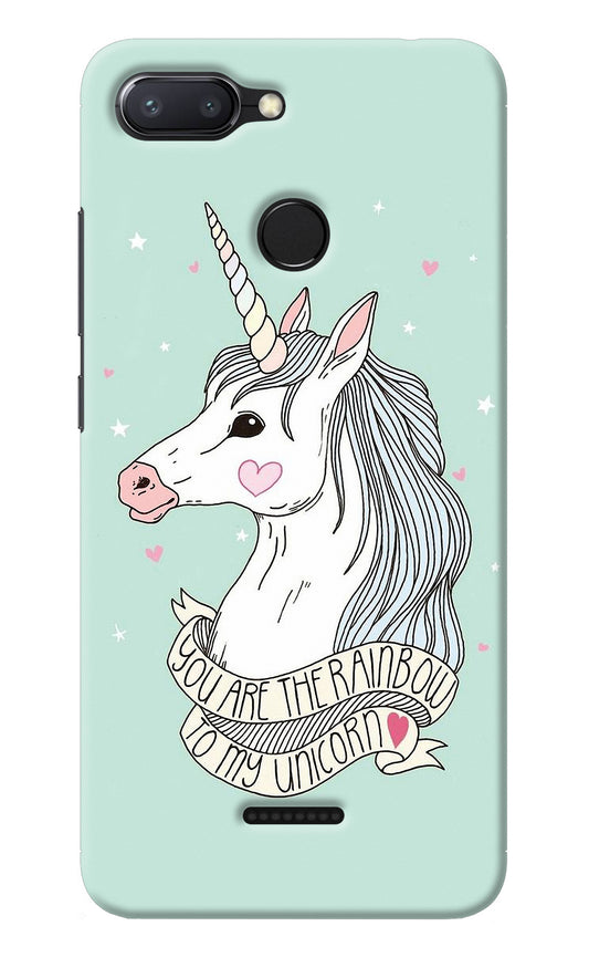 Unicorn Wallpaper Redmi 6 Back Cover
