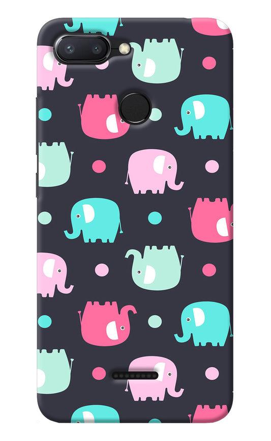 Elephants Redmi 6 Back Cover