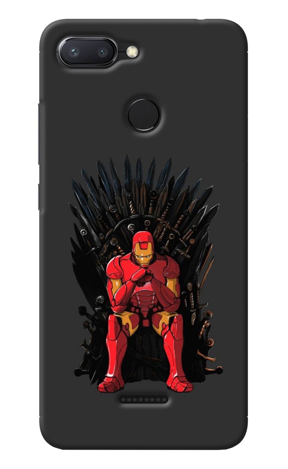 Ironman Throne Redmi 6 Back Cover