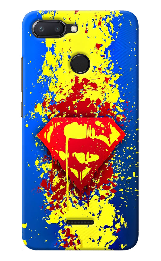 Superman logo Redmi 6 Back Cover