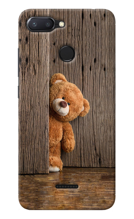 Teddy Wooden Redmi 6 Back Cover