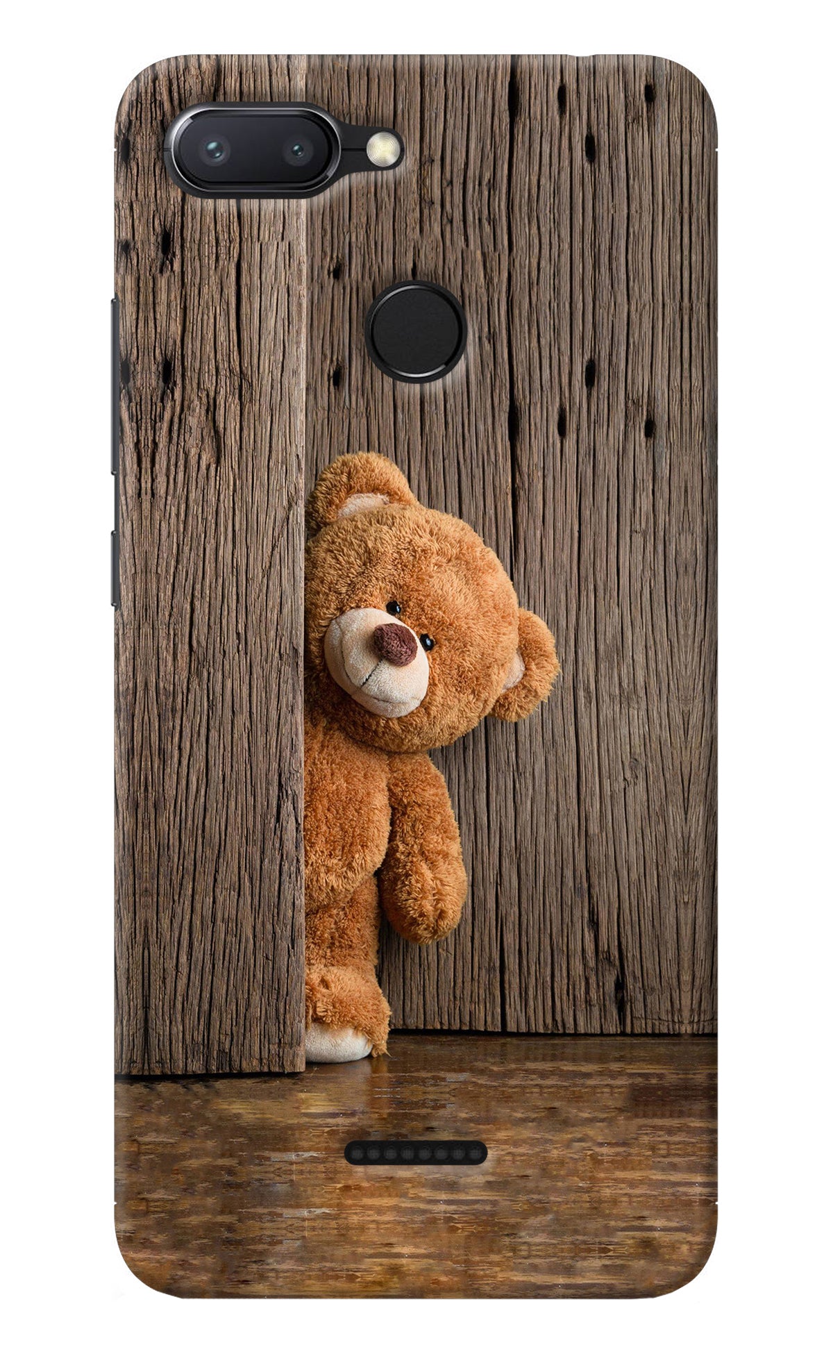 Teddy Wooden Redmi 6 Back Cover