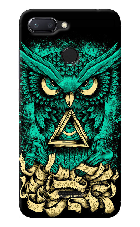 Green Owl Redmi 6 Back Cover
