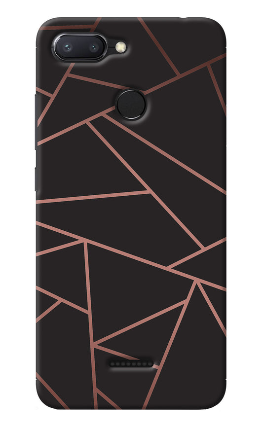 Geometric Pattern Redmi 6 Back Cover