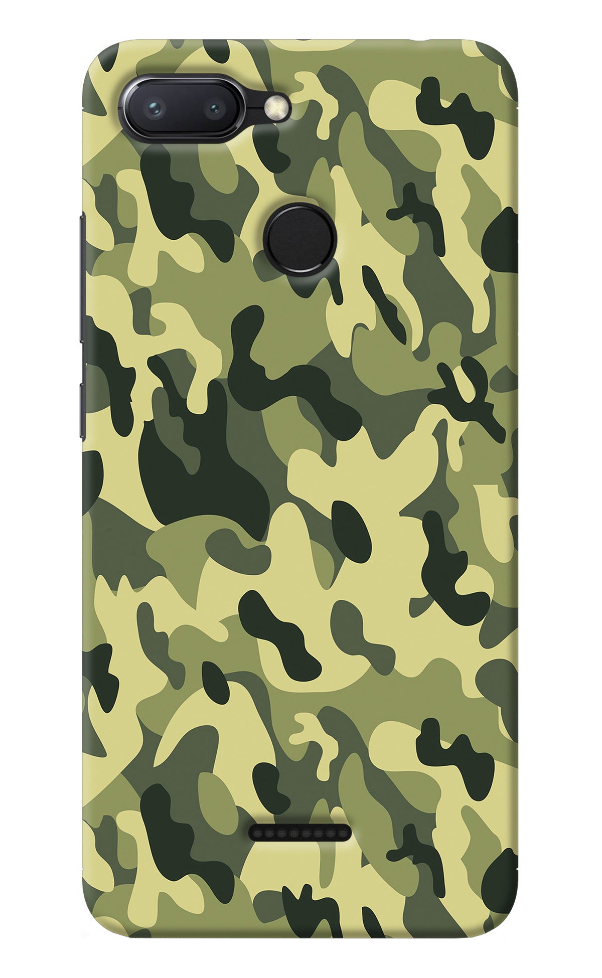 Camouflage Redmi 6 Back Cover