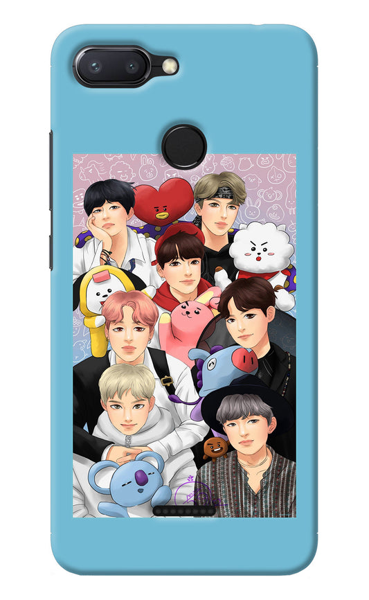 BTS with animals Redmi 6 Back Cover