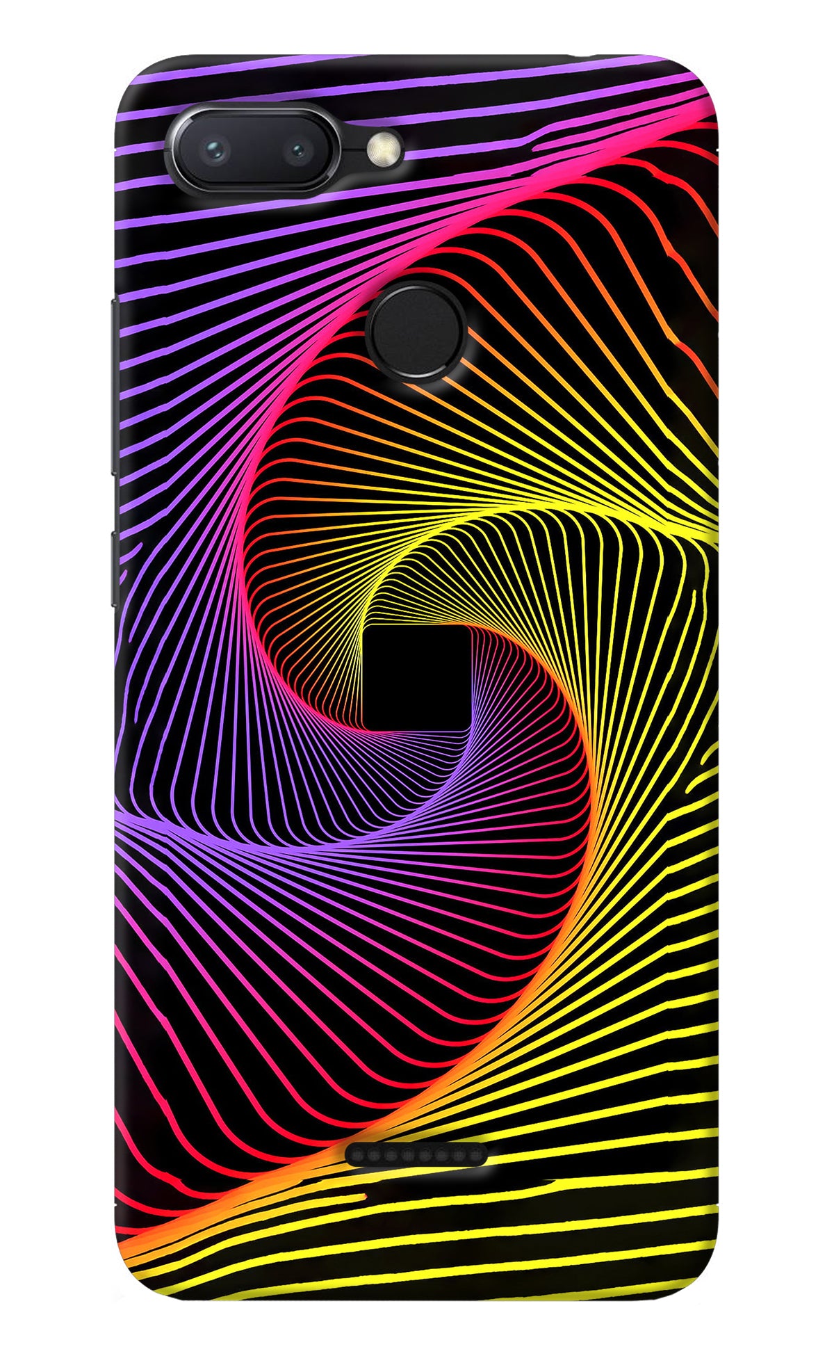 Colorful Strings Redmi 6 Back Cover