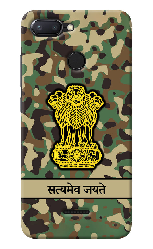 Satyamev Jayate Army Redmi 6 Back Cover