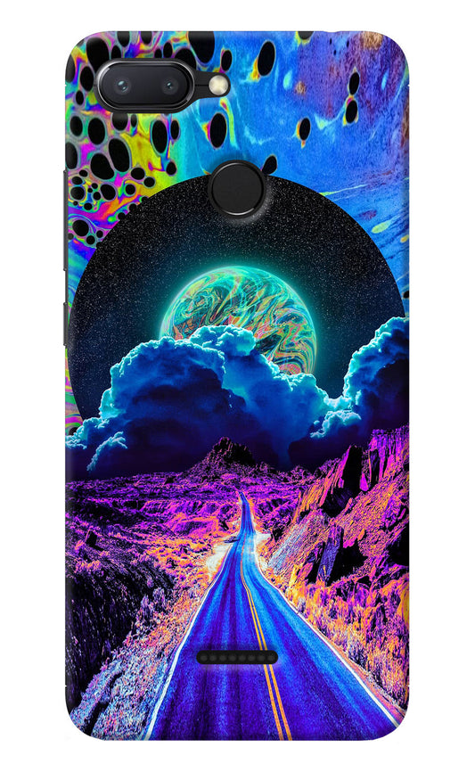 Psychedelic Painting Redmi 6 Back Cover