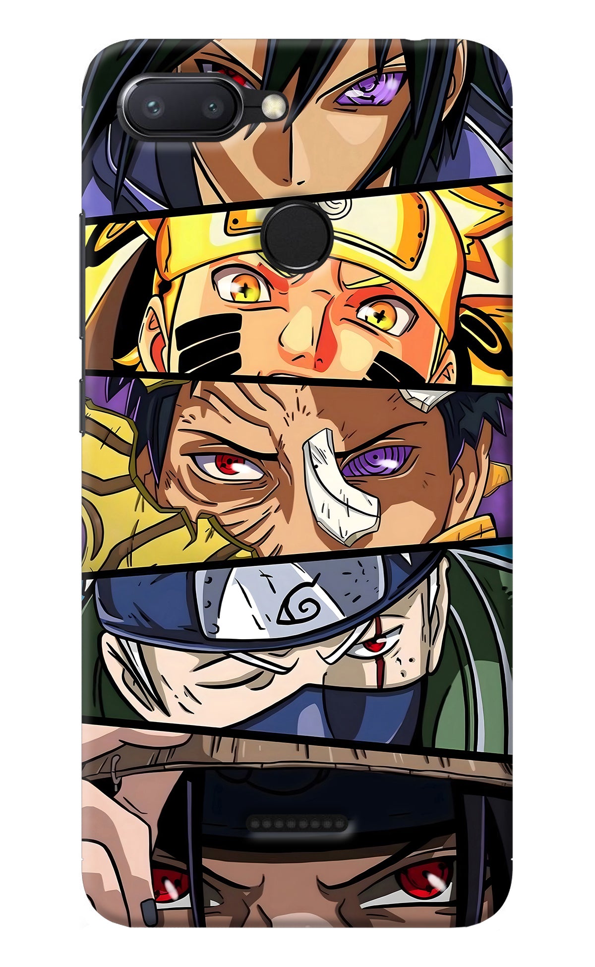 Naruto Character Redmi 6 Back Cover