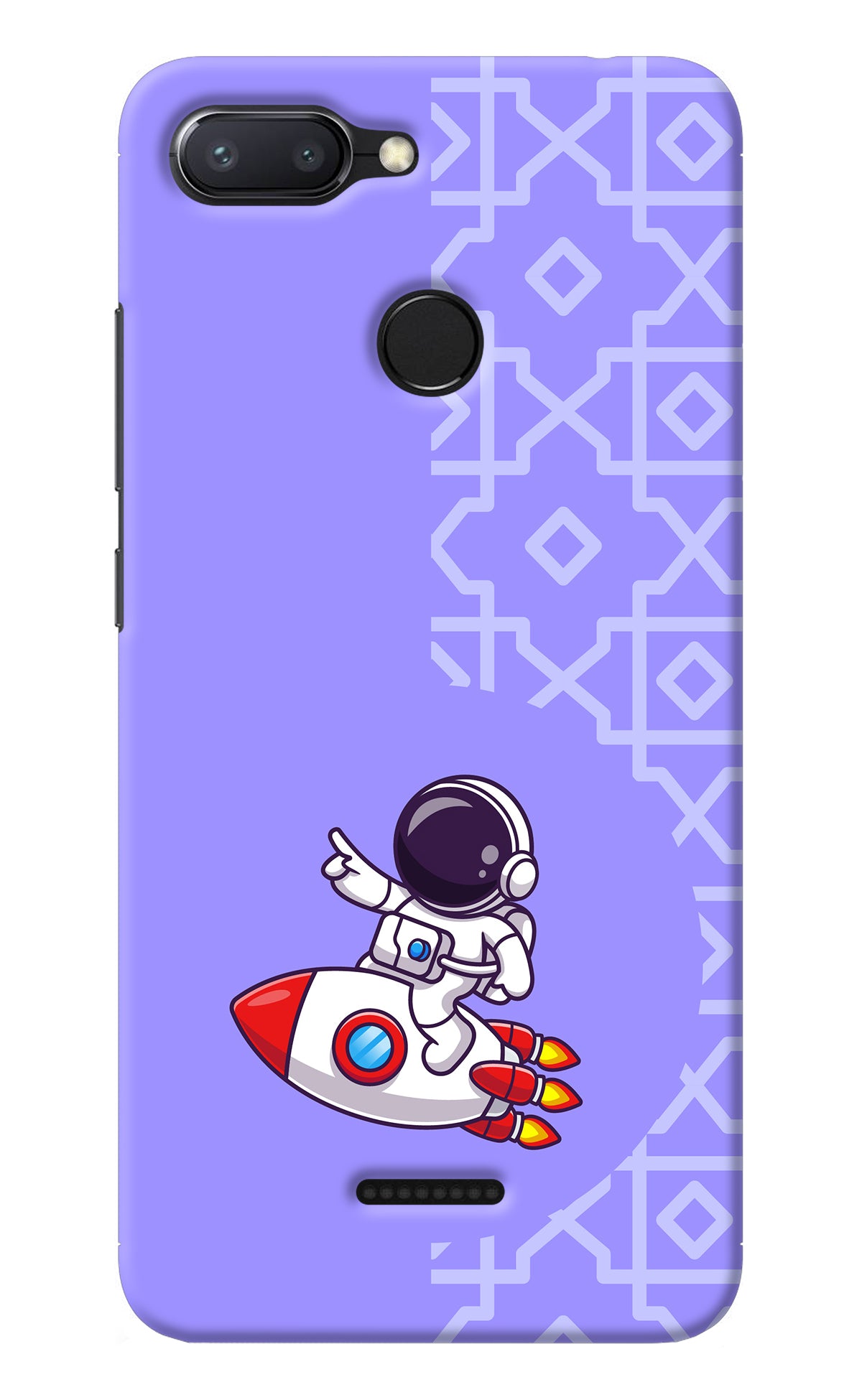 Cute Astronaut Redmi 6 Back Cover