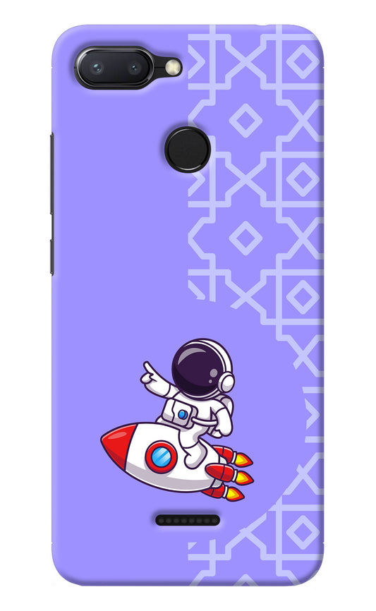 Cute Astronaut Redmi 6 Back Cover