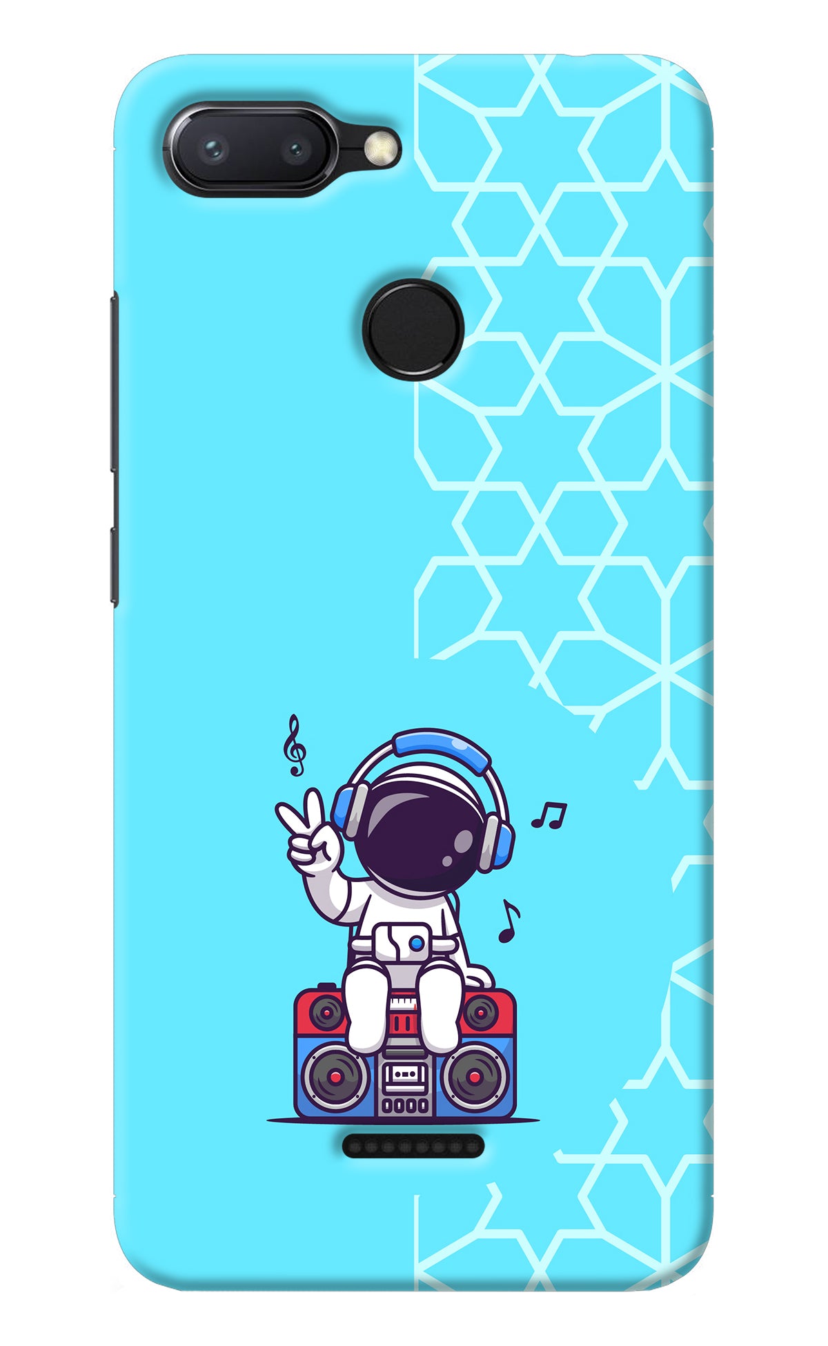 Cute Astronaut Chilling Redmi 6 Back Cover