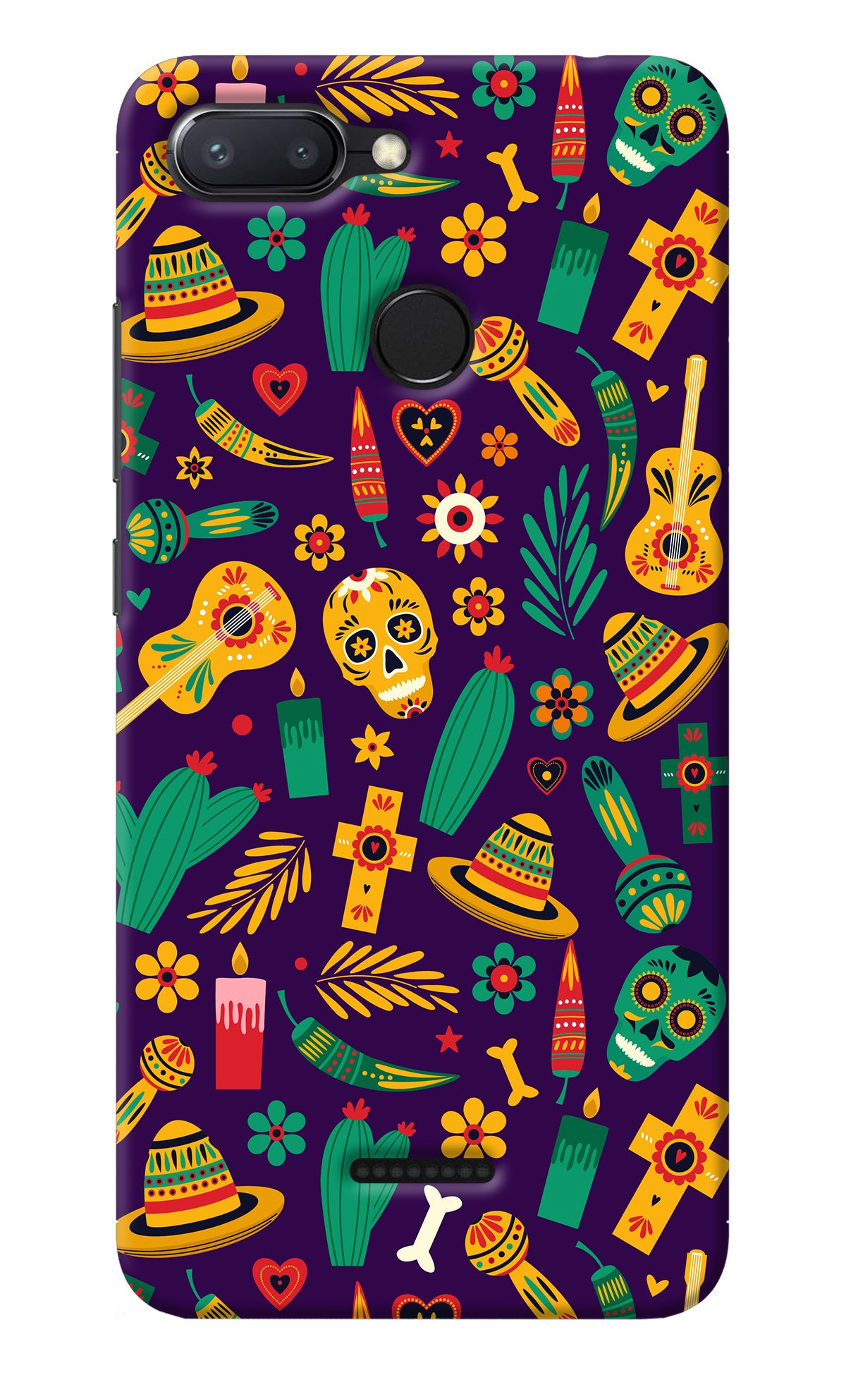 Mexican Artwork Redmi 6 Back Cover