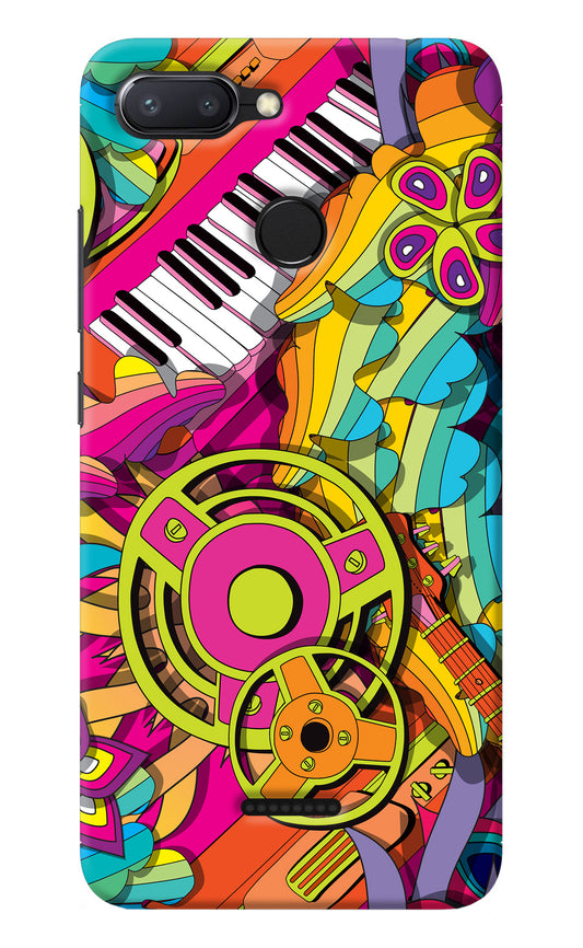 Music Doodle Redmi 6 Back Cover
