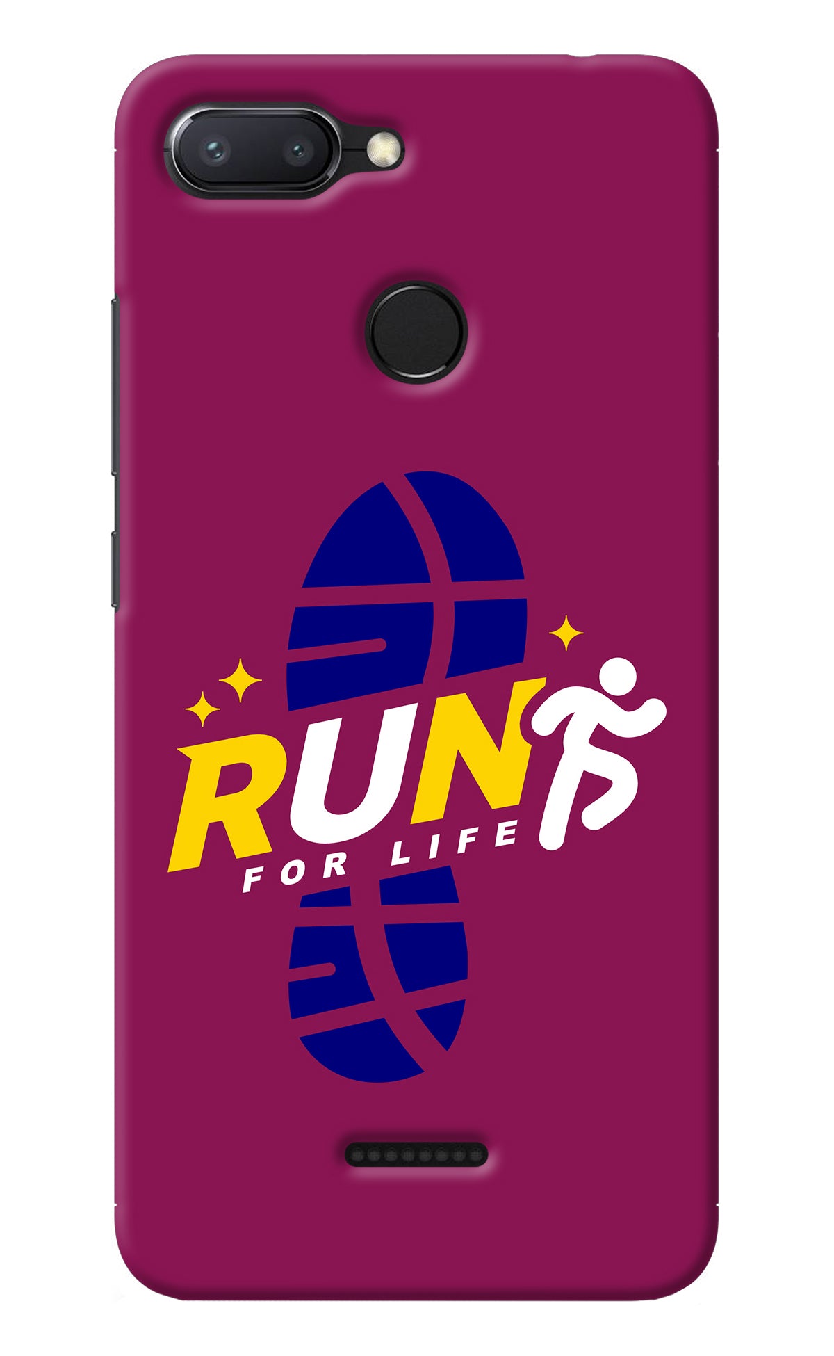 Run for Life Redmi 6 Back Cover