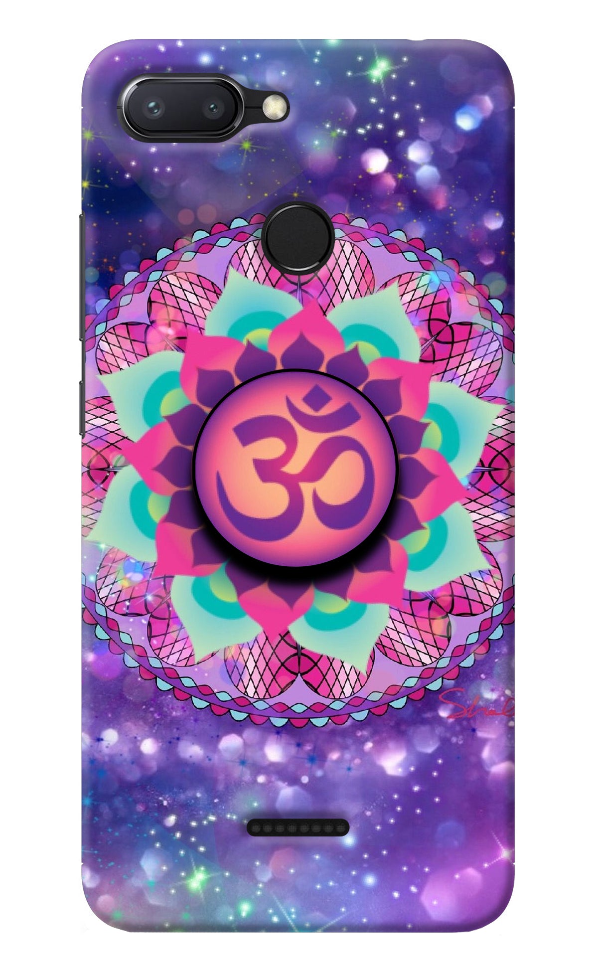 Om Purple Redmi 6 Pop Case