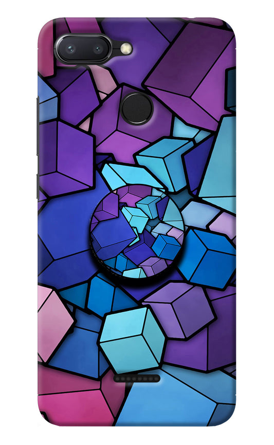 Cubic Abstract Redmi 6 Pop Case