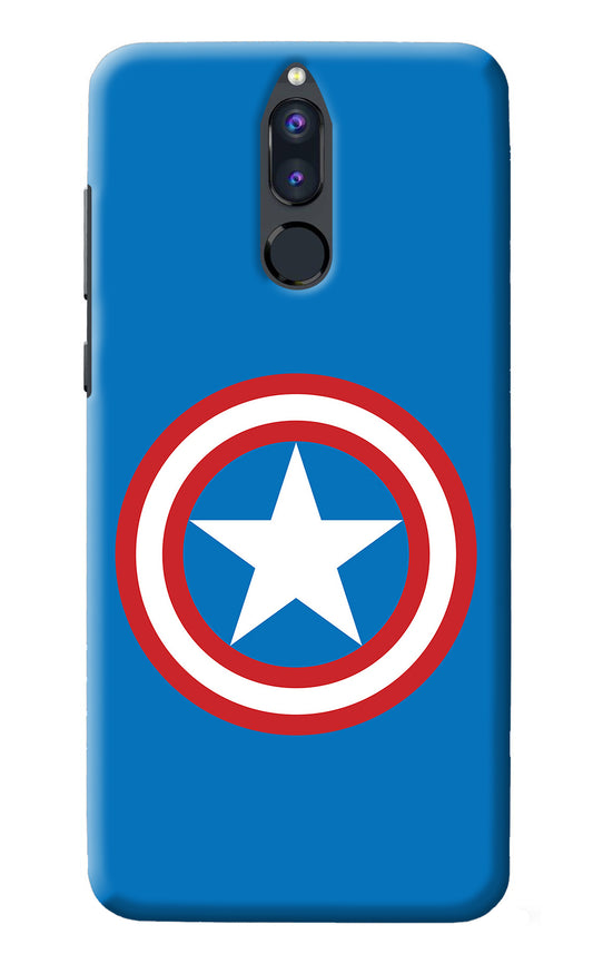 Captain America Logo Honor 9i Back Cover