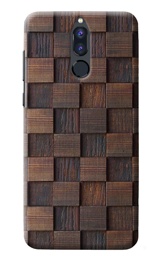 Wooden Cube Design Honor 9i Back Cover