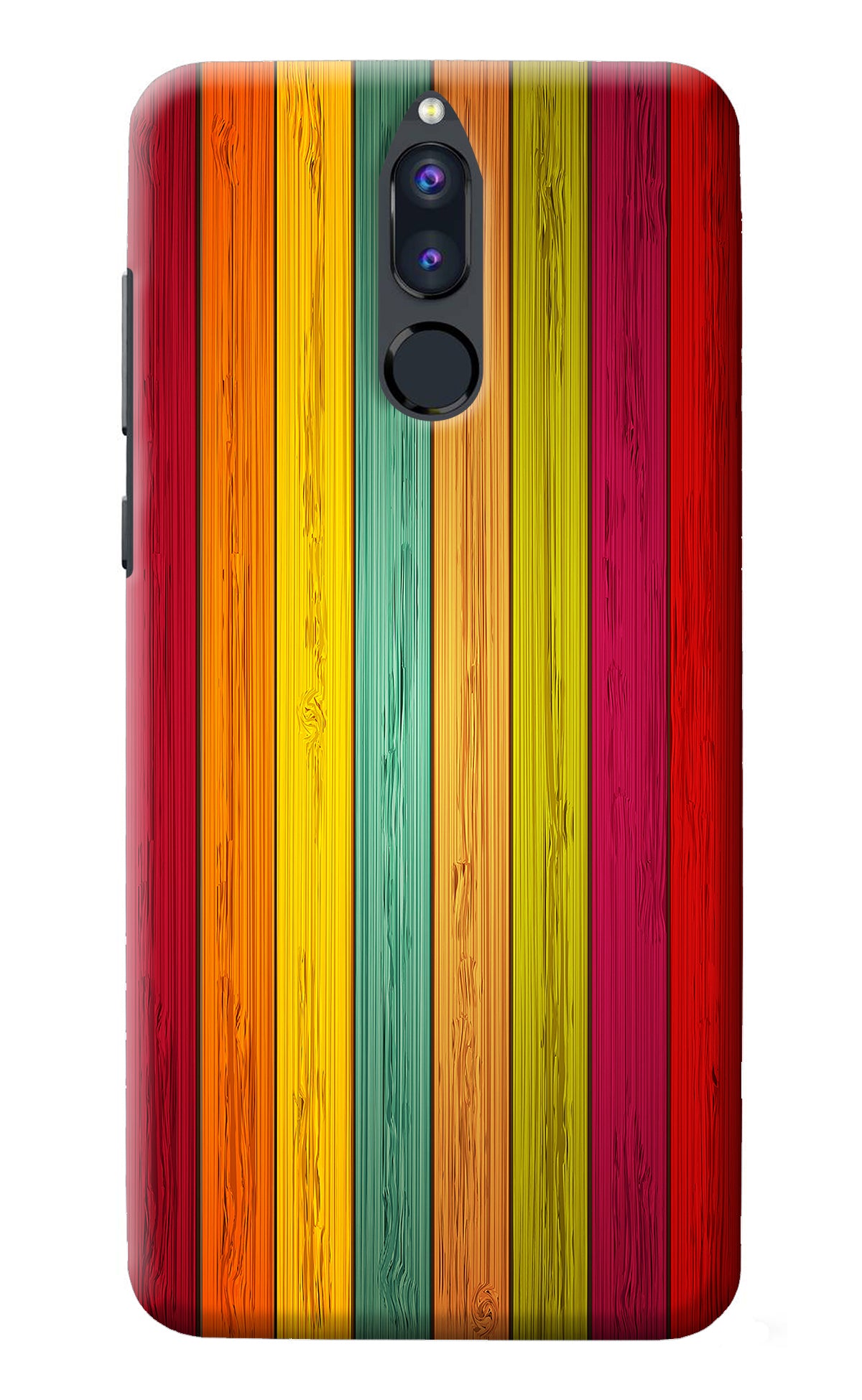 Multicolor Wooden Honor 9i Back Cover