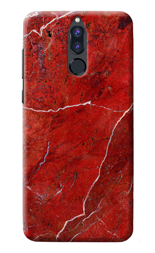 Red Marble Design Honor 9i Back Cover