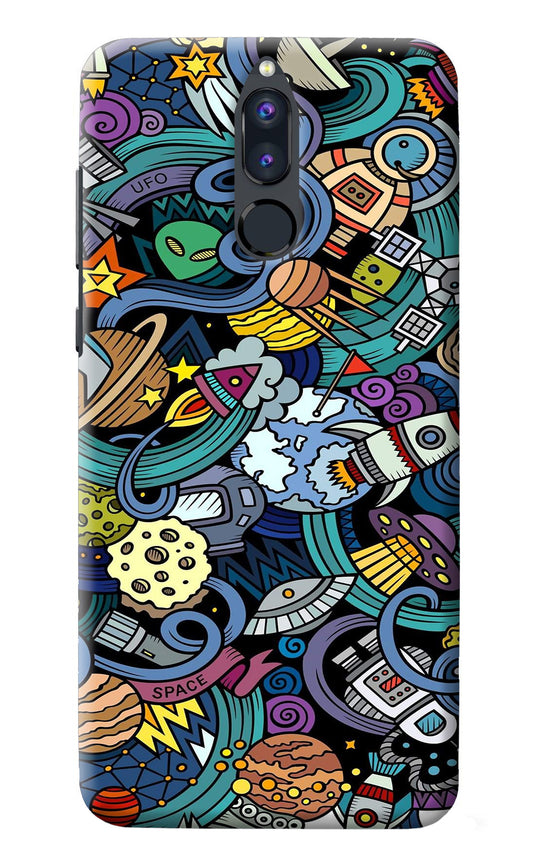 Space Abstract Honor 9i Back Cover