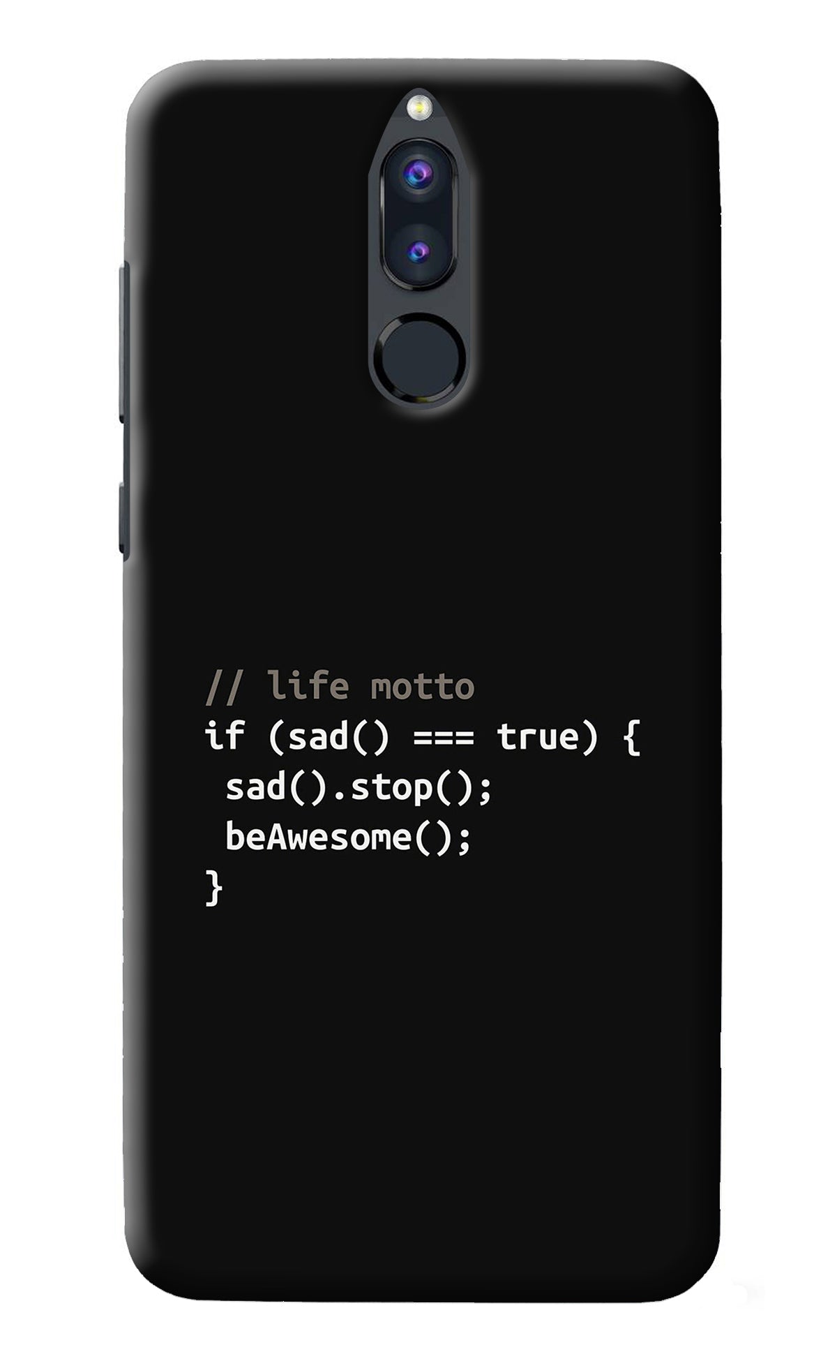 Life Motto Code Honor 9i Back Cover