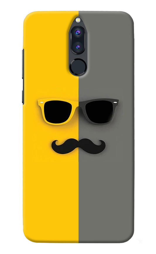 Sunglasses with Mustache Honor 9i Back Cover