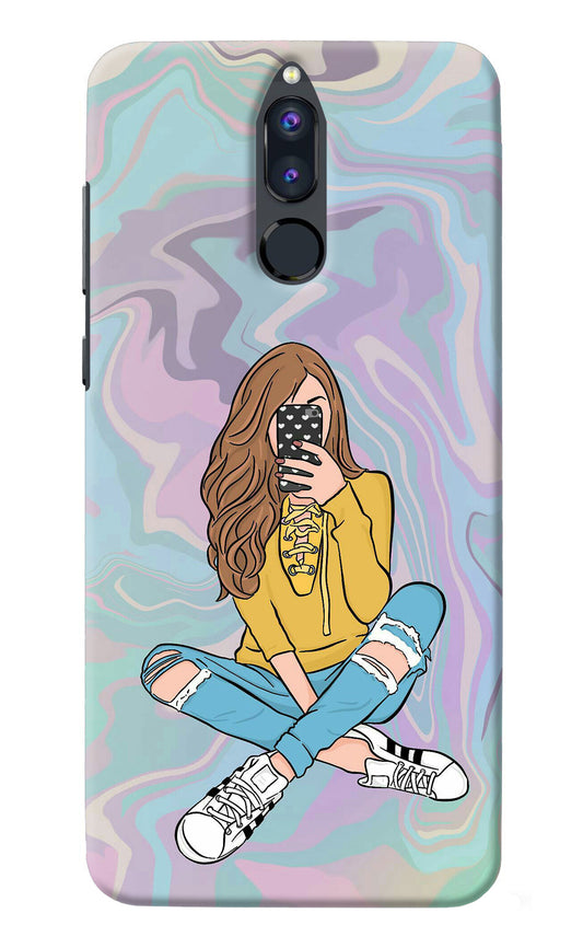 Selfie Girl Honor 9i Back Cover