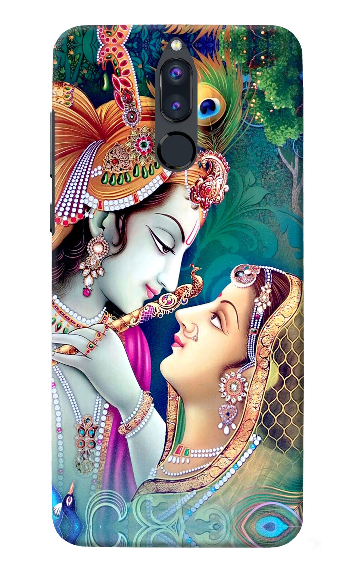 Lord Radha Krishna Honor 9i Back Cover