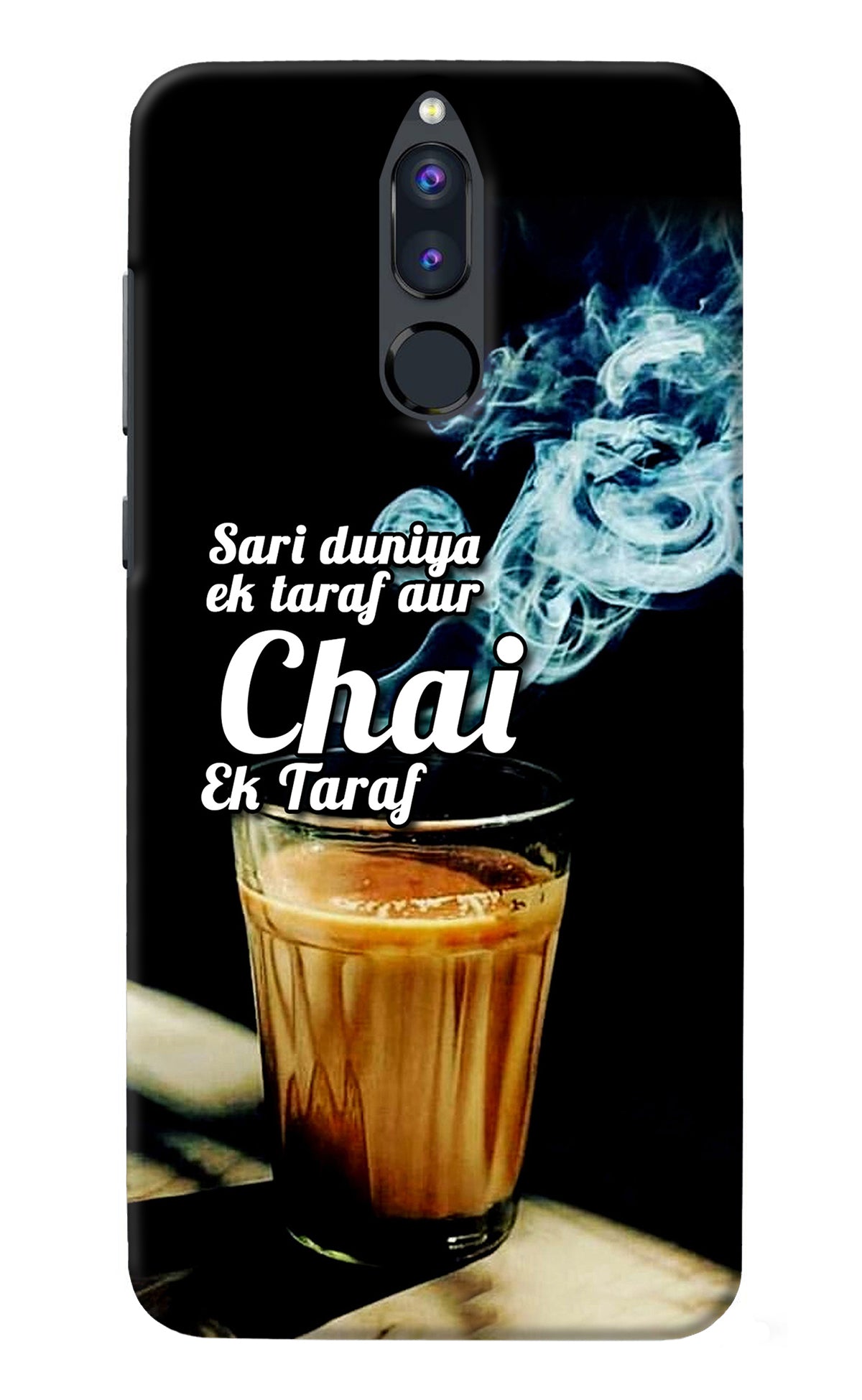 Chai Ek Taraf Quote Honor 9i Back Cover