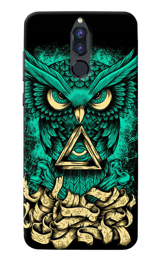 Green Owl Honor 9i Back Cover