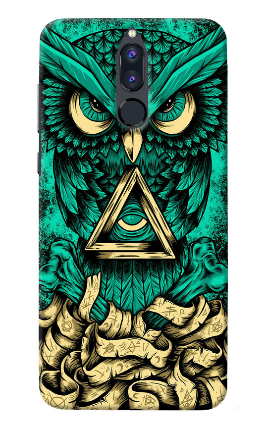 Green Owl Honor 9i Back Cover