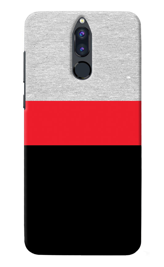 Tri Color Pattern Honor 9i Back Cover