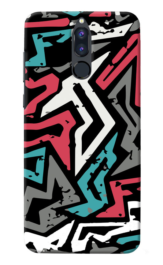 Geometric Graffiti Honor 9i Back Cover