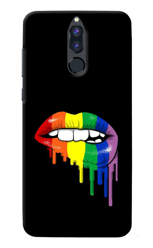 Lips Biting Honor 9i Back Cover