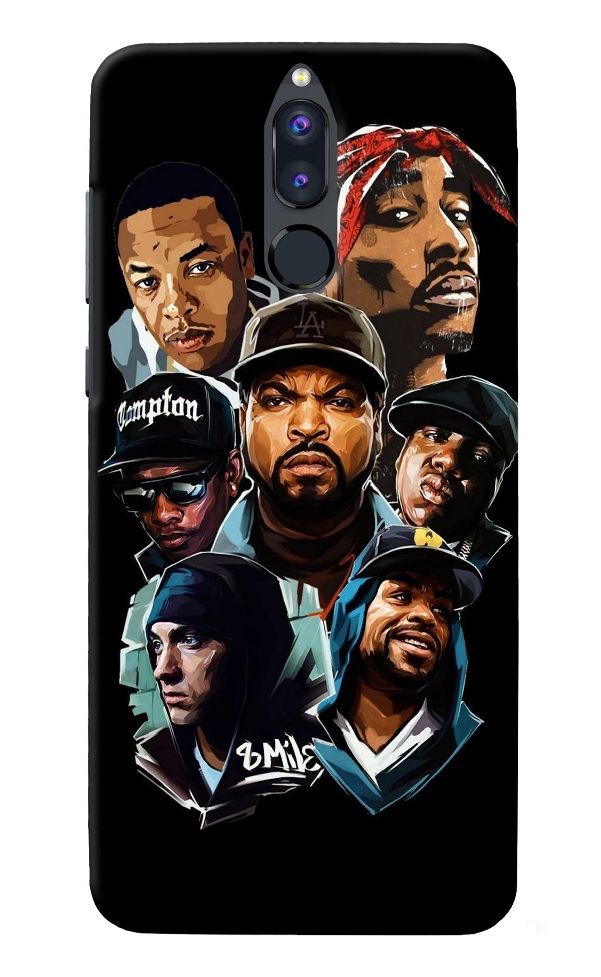 Rappers Honor 9i Back Cover